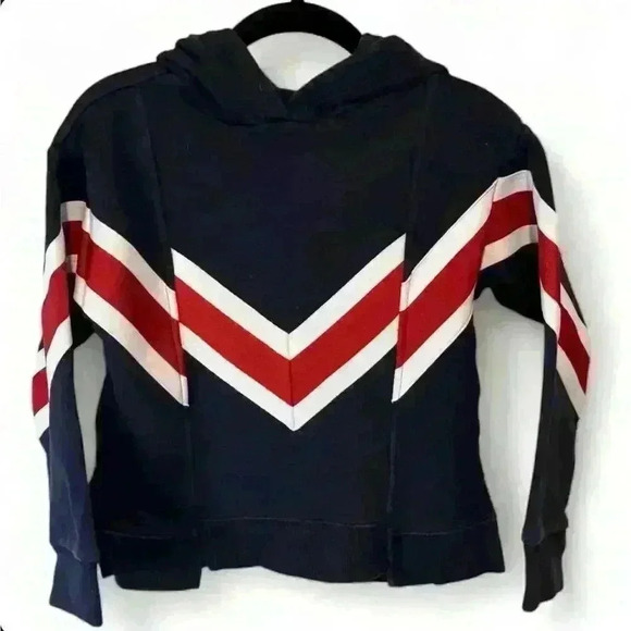 Free Assembly Girls Chevron Pullover Hoodie Multicolor Size Med( 7-8 ) - Picture 1 of 3